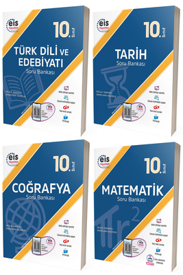 10. Sınıf Edebiyat Tarih Coğrafya Matematik Soru Bankası Seti Eis Yayınları