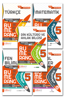 5. Sınıf Tüm Dersler Soru Bankası Bumerang Etkinlikli Defter Kitap 5 Kitap Günay Yayınları