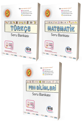 5. Sınıf Türkçe Matematik Fen Bilimleri Soru Bankası Seti Eis Yayınları