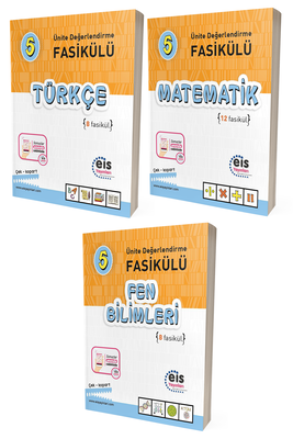 5. Sınıf Türkçe Matematik Fen Bilimleri Ünite Değerlendirme Fasikülü Seti Eis Yayınları