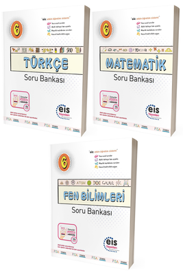 6. Sınıf Türkçe Matematik Fen Bilimleri Soru Bankası Seti Eis Yayınları