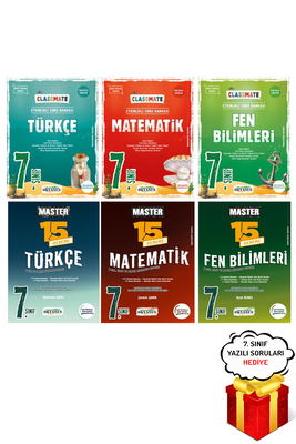 7. Sınıf 6'lı Türkçe Matematik Fen Bilimleri Soru Bankası Deneme Seti Okyanus Yayınları - Hediyeli