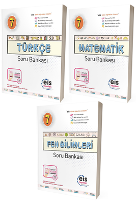 7. Sınıf Türkçe Matematik Fen Bilimleri Soru Bankası Seti Eis Yayınları