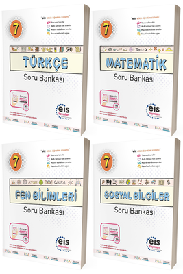 7. Sınıf Türkçe Matematik Fen Bilimleri Sosyal Bilgiler Soru Bankası Seti Eis Yayınları