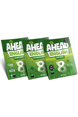 8. Sınıf Ahead With English Practice Book - Test Book - Vocabulary Book Team Elt Publishing