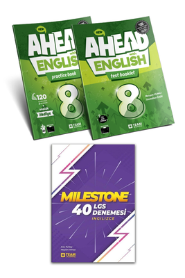 8. Sınıf Ahead With English Practice Book - Test Booklet Milestone 40'lı Deneme Team Elt Publishing