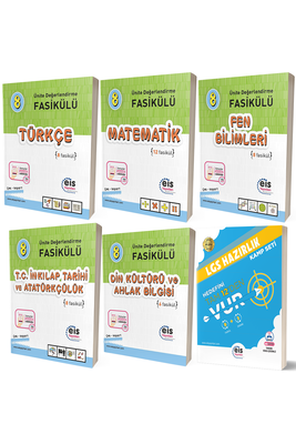 8. Sınıf LGS Tüm Dersler Ünite Değerlendirme Fasikülü Seti ve LGS 9+3 Kamp Kitabı Eis Yayınları