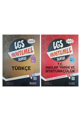 8. Sınıf LGS Türkçe İnkılap Tarihi Muhtemel Soru Bankası Seti Günay Yayınları