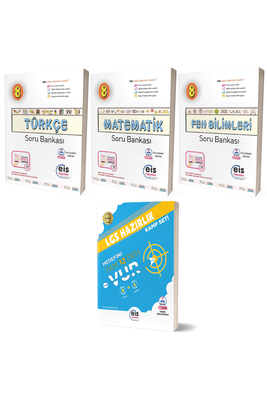 8. Sınıf LGS Türkçe Matematik Fen Bilimleri Soru Bankası Seti ve LGS 9+3 Kamp Kitabı Eis Yayınları