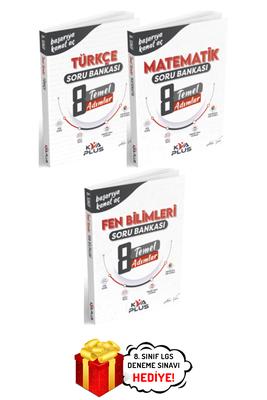 8. Sınıf LGS Türkçe Matematik Fen Bilimleri Temel Soru Bankası Seti Koray Varol Yayınları KVA Plus