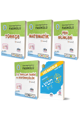 8. Sınıf LGS Türkçe Matematik Fen İnkılap Ünite Değerlendirme Fasikülü Seti 9+3 Kamp Kitabı Eis