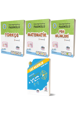 8. Sınıf LGS Türkçe Matematik Fen Ünite Değerlendirme Fasikülü Seti 9+3 Kamp Kitabı Eis Yayınları