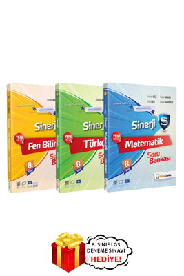 8. Sınıf Sinerji Türkçe Matematik Fen Bilimleri Konu Anlatımlı Soru Bankası Seti Hiper Zeka