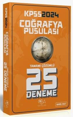 CBA Yayınları 2024 KPSS Coğrafya Pusulası 25 Deneme Çözümlü - Barış Salt CBA Yayınları