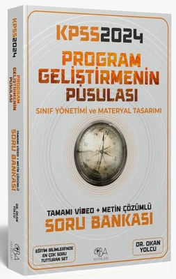 CBA Yayınları 2024 KPSS Eğitim Bilimleri Program Geliştirmenin Pusulası Soru Bankası Video Çözümlü CBA Yayınları