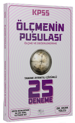 CBA Yayınları KPSS Eğitim Bilimleri Ölçme ve Değerlendirme 25 Deneme Çözümlü CBA Yayınları