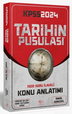 CBA Yayınları 2024 KPSS Tarihin Pusulası Konu Anlatımı - İsmail Adıgüzel CBA Yayınları