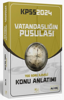 CBA Yayınları 2024 KPSS Vatandaşlığın Pusulası Konu Anlatımı - Ali Koç CBA Yayınları