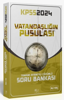 CBA Yayınları 2024 KPSS Vatandaşlığın Pusulası Soru Bankası Çözümlü - Ali Koç CBA Yayınları