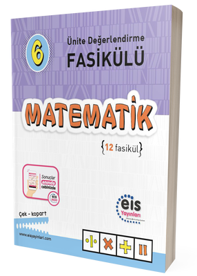 Eis Yayınları 6. Sınıf Ünite Matematik Değerlendirme Fasikülü