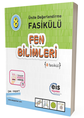 Eis Yayınları 8. Sınıf Fen Bilimleri Ünite Değerlendirme Fasikülü