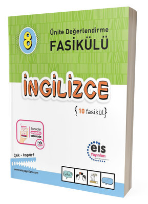 Eis Yayınları 8. Sınıf İngilizce Ünite Değerlendirme Fasikülü