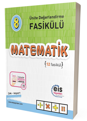 Eis Yayınları 8. Sınıf Matematik Ünite Değerlendirme Fasikülü