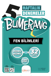 Günay Yayınları 5. Sınıf Bumerang Haftalık Fen Bilimleri Denemeleri - Thumbnail