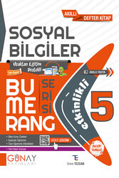 Günay Yayınları 5. Sınıf Bumerang Sosyal Bilgiler Etkinlikli Kitap - Thumbnail