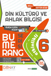 Günay Yayınları 6. Sınıf Bumerang Din Kültürü ve Ahlak Bilgisi Soru Bankası - Thumbnail