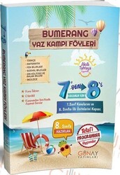 Günay Yayınları 7 Den 8 E Geçenlere Bumerang Yaz Kampı Föyleri - Thumbnail