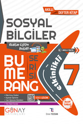 Günay Yayınları 7. Sınıf Bumerang Sosyal Bilgiler Etkinlikli Kitap - Thumbnail