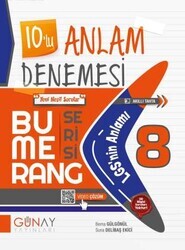 Günay Yayınları 8. Sınıf Bumerang 10’lu Anlam Denemeleri - Thumbnail