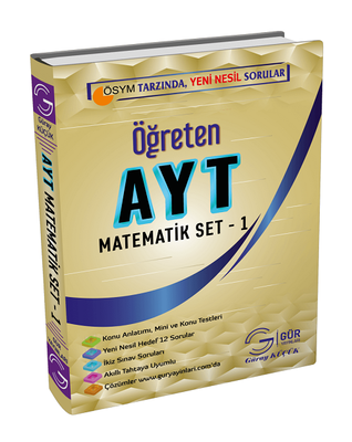 Gür YKS AYT Öğreten Matematik Set 1 Gür Yayınları