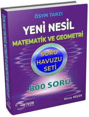 Gür YKS TYT AYT Matematik Geometri Soru Havuzu Seti 800 Soru Gür Yayınları