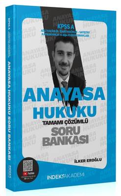 İndeks Akademi 2024 KPSS A Grubu Anayasa Hukuku Soru Bankası Çözümlü - İlker Eroğlu İndeks Akademi Yayıncılık