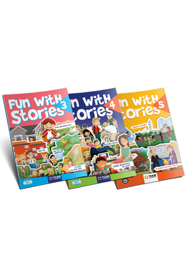 İngilizce Hikaye Kitabı Seti 3 Kitap Fun With Stories Level 3-4-5 Team ELT Publishing