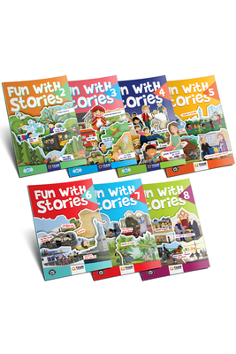 İngilizce Hikaye Kitabı Seti 7 Kitap Fun With Stories Level 2-3-4-5-6-7-8 Full Team ELT Publishing