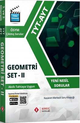 Sonuç YKS TYT AYT Geometri Set-2 Soru Bankası Sonuç Yayınları