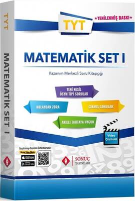 Sonuç YKS TYT Matematik Modüler Set-1 Soru Bankası Sonuç Yayınları