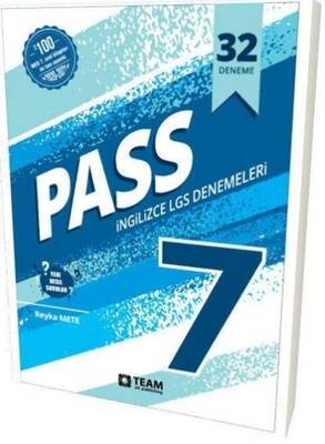 Team ELT Publishing Pass 7 - 32 Adet Yeni Nesil LGS Deneme Sınavı