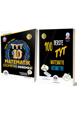 TYT 100 Derste Matematik-Geometri ve Mat-Geo 10'lu Branş Denemeleri Seti Eis Yayınları