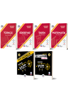 TYT AYT Matematik Türkçe Edebiyat Tarih Soru Bankası ve YKS EA-SÖZ 9+3 Kamp Kitabı Eis Yayınları