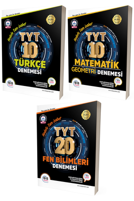 TYT Matematik-Geometri Fen Bilimleri Türkçe Branş Denemeleri Seti Eis Yayınları