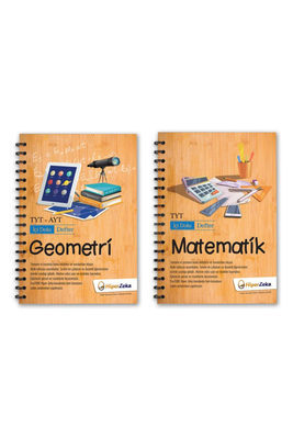 TYT Matematik ve TYT AYT Geometri İçi Dolu Defter Seti Hiper Zeka